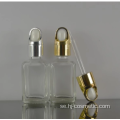 grossist ny design lyxig tom 30ml 50ml akryl ansiktscreme luftfri lotion kosmetisk flaska